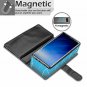Samsung Galaxy Note 8 Wallet Case Flip Shockproof Card Holder PU Leather Black