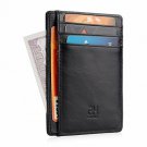 GH GOLD HORSE Slim RFID Blocking Card Holder Minimalist Leather Front Pocket Wal