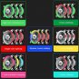 Case Fan, Aigo Aurora 3Pack RGB LED 120mm High Airflow Adjustable Colorful Quie