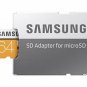 Samsung 100MB/s (U3) MicroSD EVO Memory Card with Adapter 64 GB (MBMP64GA/AM)