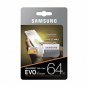 Samsung 100MB/s (U3) MicroSD EVO Memory Card with Adapter 64 GB (MBMP64GA/AM)