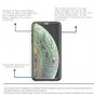 iPhone X/XS Screen Protector,AntiScratch,Case Friendly,3D Touch,0.3mm Thin 9H H
