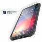 iPhone Xs MAX Case Armor + Tempered Glass Screen Protector Belt Clip Clear Gray