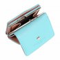 Womens Wallet Metal Frame Small Clutch Cards Holder kisslock Closure Black