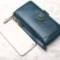 Women's Wallet RFID Blocking Large Capacity Zip Around Clutch Travel Purse Green