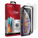 iCarez [Dubble Defense Tempered Glass + Tray Installation] Screen Protector for
