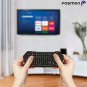 Mini Wireless Keyboard Fosmon Portable Lightweight Controller QWERTY Backlit Key
