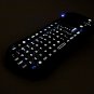 Mini Wireless Keyboard Fosmon Portable Lightweight Controller QWERTY Backlit Key