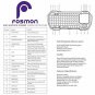 Mini Wireless Keyboard Fosmon Portable Lightweight Controller QWERTY Backlit Key