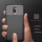 Oneplus 6T Case, Wellci Anti Fingerprint Slim Fit Carbon Fiber Design Scratch Re