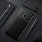 Oneplus 6T Case, Wellci Anti Fingerprint Slim Fit Carbon Fiber Design Scratch Re