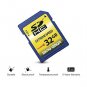 Micro Center 32GB Class 10 SDHC Flash Memory Card SD Card (2 Pack)