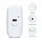 Rechargeable Wireless Mouse Bluetooth Lightweight Slim Design Portable NEW Blue