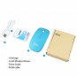Rechargeable Wireless Mouse Bluetooth Lightweight Slim Design Portable NEW Blue