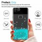 Google Pixel 2 Case Liquid Glitter HD Screen Protector Bling Shiny Turquoise