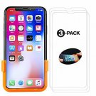 Foxnovo iPhone X Screen Protector, HD Tempered Glass Screen Protector with Easy
