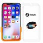 Foxnovo iPhone X Screen Protector, HD Tempered Glass Screen Protector with Easy