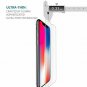 Foxnovo iPhone X Screen Protector, HD Tempered Glass Screen Protector with Easy
