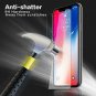 EasySo [5 Pack] Screen Protector Compatible with iPhone Xs  iPhone X, 5.8 Inch,