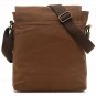 Aibag Messenger Bag, Vintage Small Canvas Shoulder Crossbody Purse (Coffee)