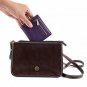 Women's Leather RFID Small Compact Bifold Pocket Wallet Ladies Mini Purse with i