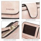 Leather Wallet for Women RFID Blocking Mattee Clutch Purse Bifold Card Holder