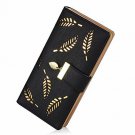 PGXT Women's Long Leather Card Holder Purse Zipper Buckle Elegant Clutch Wallet