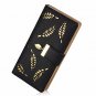 PGXT Women's Long Leather Card Holder Purse Zipper Buckle Elegant Clutch Wallet