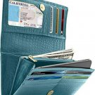 Leather Clutch Wallets For Women Organizer  Accordion Ladies Wallet With Gift