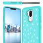LG G7 Case Armor Heavy Duty HD Screen Protector Shockproof Protective Cover Mint