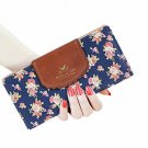 SeptCity Womens Wallet Cute Floral Soft Leather Clutch Gift for Her, 2071 (Twili