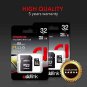 addlink 32GB 2Pack microSDHC C10 UHSI Memory Card with Adapter Read up to 85MB/