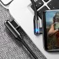 90 Degree USB C Cable with LED Light CAFELE 4ft Right Angle Type c Charging Cabl