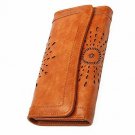 OURBAG Wallet for Women Billfolds, PU Leather Clutch Purse Card Holder Organizer