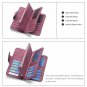 Wallet for Women RFID Blocking Lightweight Mattee PU Leather Clutch Purse