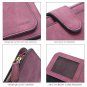 Wallet for Women RFID Blocking Lightweight Mattee PU Leather Clutch Purse