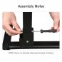 LANGRIA Laptop Rolling Cart Table Height Adjustable Mobile Laptop Stand Desk