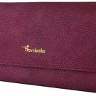 Travelambo Womens Wallet Faux Leather RFID Blocking Purse Credit Card Clutch (Pu