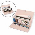 Women PU Leather Wallet Wallet Large Capacity Leaf Pendant Card Phone Holder
