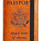 Passport Holder Cover Wallet RFID Blocking Leather Card Case Travel Document Org