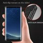Samsung Galaxy Note 8 Case (Black) 2017, COOLQO Brushed Grip Resilient Strength