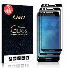 JD 3-Pack Google Pixel 3 Screen Protector Glass, [No Lifted Edges] [Bubble Free