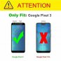 JD 3-Pack Google Pixel 3 Screen Protector Glass, [No Lifted Edges] [Bubble Free