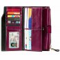 Itslife Women's RFID Blocking Large Capacity Luxury Wax Genuine Leather