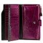 Itslife Women's RFID Blocking Large Capacity Luxury Wax Genuine Leather