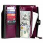 Itslife Women's RFID Blocking Large Capacity Luxury Wax Genuine Leather