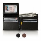 RFID Blocking Leather Wallets For Men, Black New