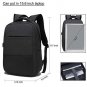 Laptop Backpack, Travel Computer Bag with USB Charging Port, Sunglass Bandage an
