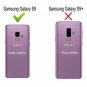 Samsung Galaxy S9 Wallet Case PU Leather Detachable Credit Card Kickstand Pink