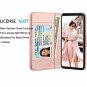 Samsung Galaxy S9 Wallet Case PU Leather Detachable Credit Card Kickstand Pink